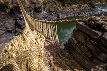 Tour privato di un’intera giornata del ponte Inca di Qeswachaka da Cusco
